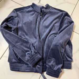 UGG Women Soft Blue Fleece Jacket